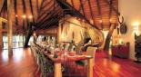 Dining in safari lodge